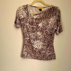 St. John Top Tee Tan size XS P